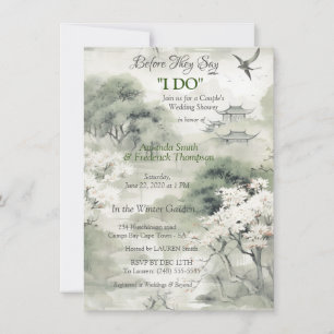 Invitation Art surréaliste avec fleurs et oiseaux