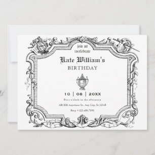 Invitation art vintage
