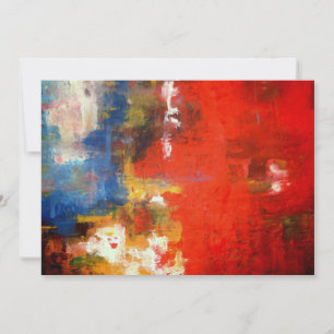 Invitation artistique Abstraite