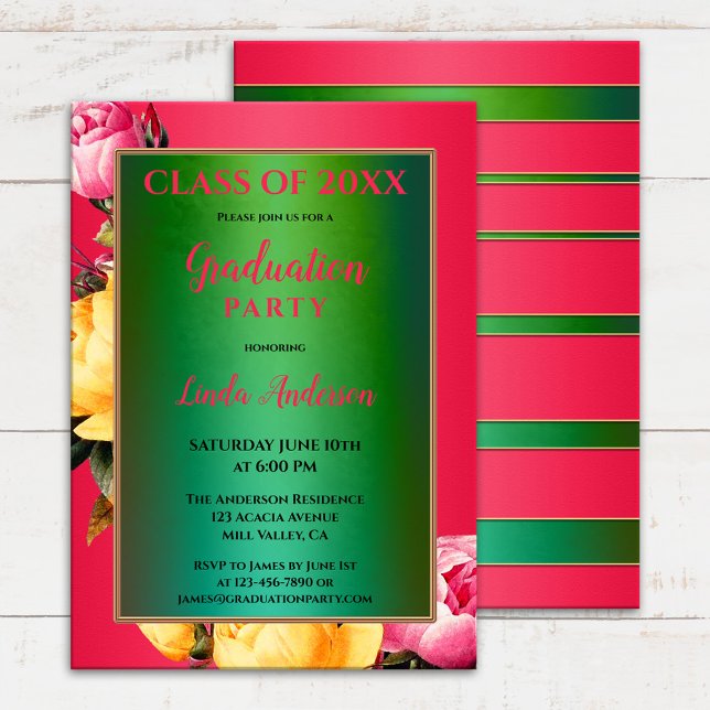 Invitation artistique mexicain inspiré Floral (Créateur téléchargé)