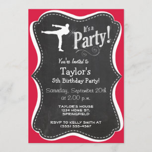 Invitation Arts martiaux de Crimson