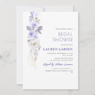 Invitation ArtsApp H2 Dusty violet Roses et feuillage