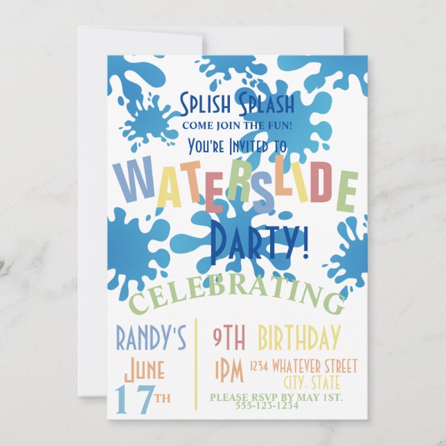 Invitation Ascension Anniversaire Personnalisée (Devant)