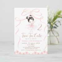 Asiatique Black Hair Ballerina Two Tu mignonne Ann