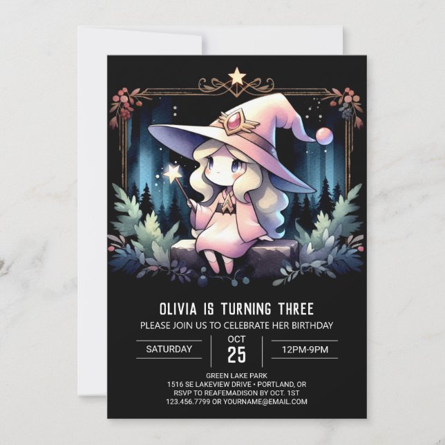 Invitation Assistant adorable Dreamy Anniversaire (Devant)