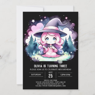 Invitation Assistant Aquarelle minimaliste Anniversaire