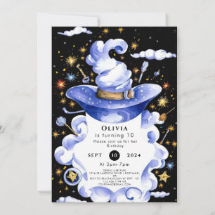 Invitation Assistant Broom personnalisé amusant Anniversaire