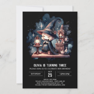 Invitation Assistant Enchanteuse numérique Anniversaire