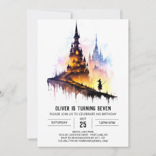 Invitation Assistant Enfants élégants Anniversaire