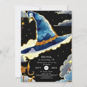 Invitation Assistant Magie simple pour enfants Anniversaire