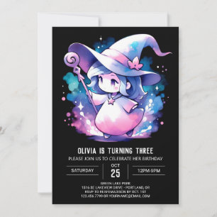 Invitation Assistant Minimaliste adorable Anniversaire