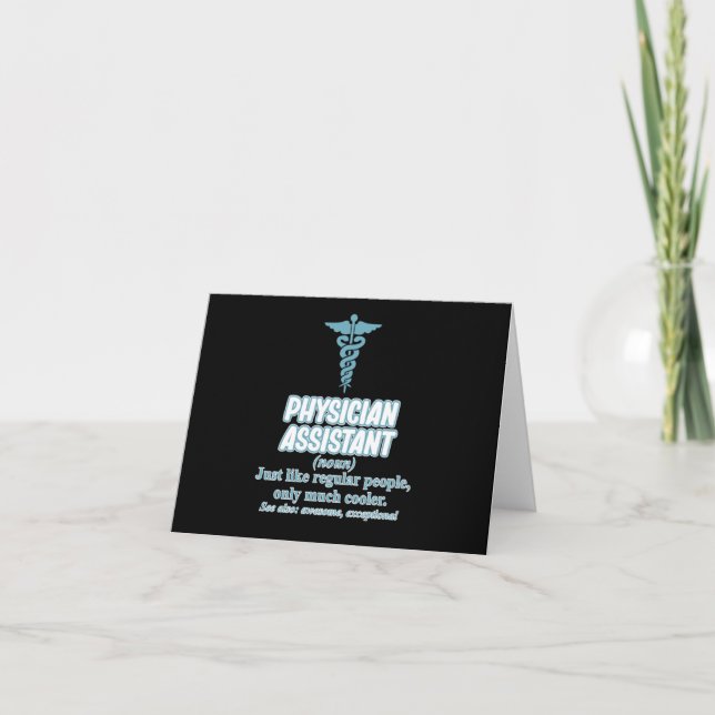 Invitation Assistant physique PA Étudiants médicaux (Devant)