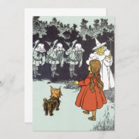 Assistant vintage de Oz Dorothy Munchkins Invitati