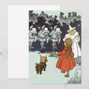Invitation Assistant vintage de Oz Dorothy Munchkins Invitati