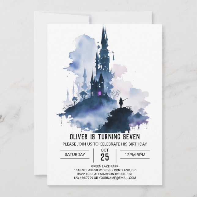 Invitation Assistant Wand Wielder Anniversaire (Devant)