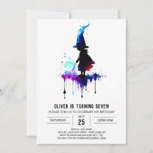 Invitation Assistant Whimsical numérique Anniversaire