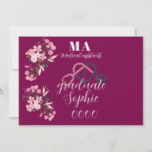 Invitation Assistants médicaux personnalisés diplômés