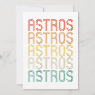 Invitation Astros féminins