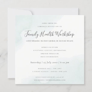 INVITATION ATELIER D'ÉVÉNEMENT À L'AQUARELLE TRAIT DE PINCEAU