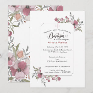 Invitation Athena Baptism
