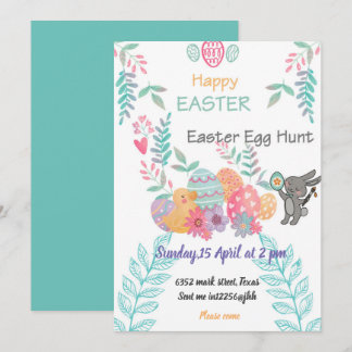 Invitation attending an Easter party 111