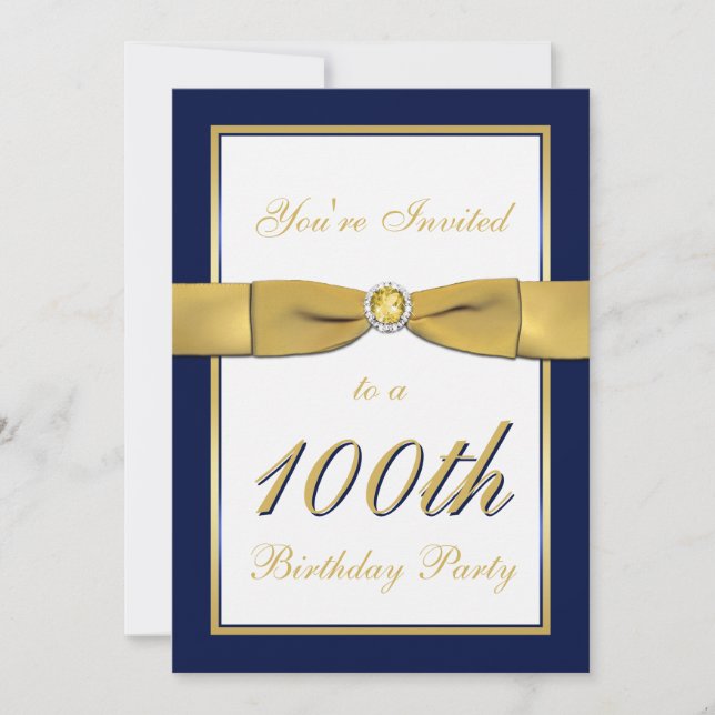Invitation au 100e anniversaire de la Marine, de l (Devant)