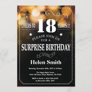 Invitation au 18e anniversaire de la Parties scint