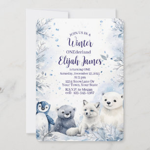 Invitation au 1er anniversaire de bébé