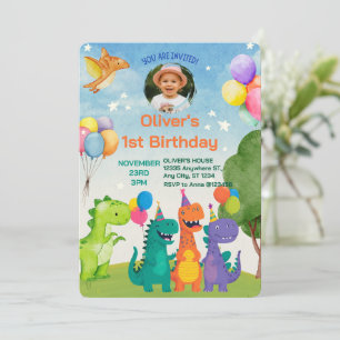 Invitation au 1er anniversaire de Little Dino