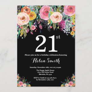 Invitation au 21e anniversaire de la florale