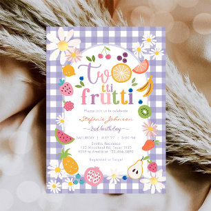 Invitation au 2ème anniversaire de Twotti Frutti