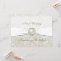 Invitation au 30e anniversaire de mariage en damas