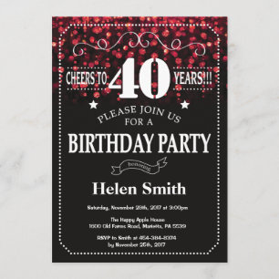 Invitation au 40e anniversaire de la Parties scint