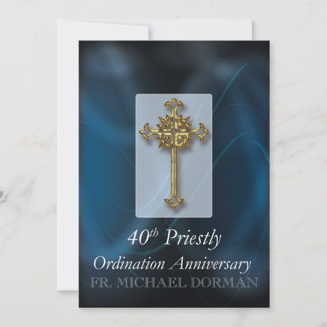 Invitation au 40e anniversaire de l'Ordination Per (Devant)