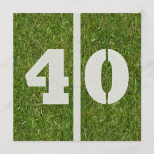 Invitation au 40e anniversaire du Football Party