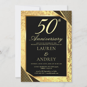 Invitation au 50e anniversaire de mariage