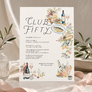 Invitation au 50e anniversaire du Club Fifty Garde