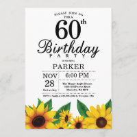 Invitation au 60e anniversaire du tournesol