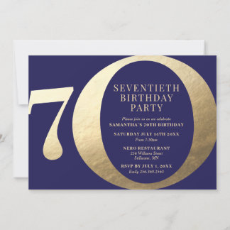 Invitation au 70e anniversaire d'entreprise