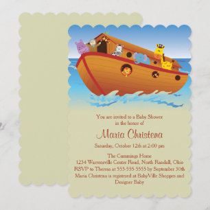 Invitation Au Baby shower Arc