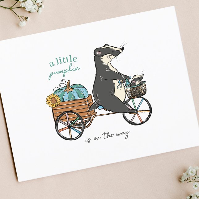 Invitation au Baby shower d'automne du petit Citro (Créateur téléchargé)