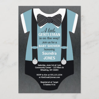 Invitation au Baby shower de Cravate Bow, Invitati
