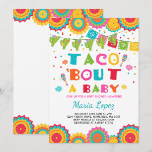 Invitation au Baby shower de Fiesta Taco Bout A Ba
