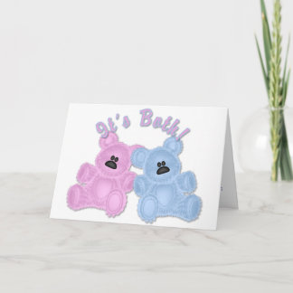 Invitation au Baby shower de l'ours et du garçon j