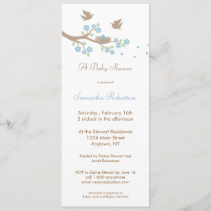 Invitation au Baby shower de nidification des oise