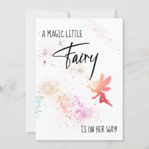 *~* Invitation au Baby shower de poussière de poit