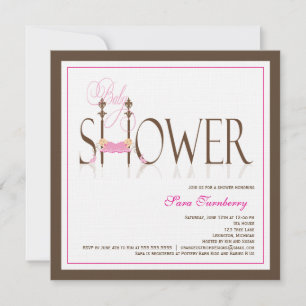 Invitation au Baby shower des bébés dormant