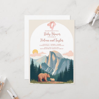 Invitation au Baby shower du parc national | Baby