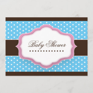 Invitation au Baby shower lunaire : 5 po x 7 po
