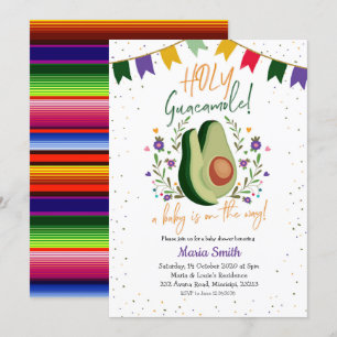 Invitation au Baby shower mexicain de Saint-Guacam
